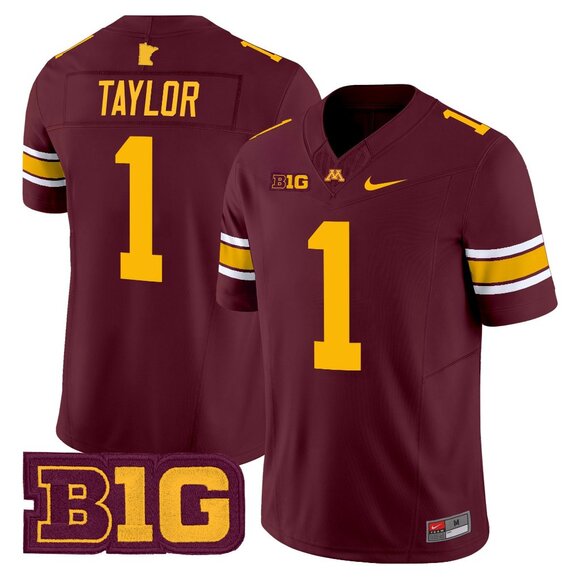 Mens Youths Size Available Darius Taylor Maroon Vapor Stitched Jersey